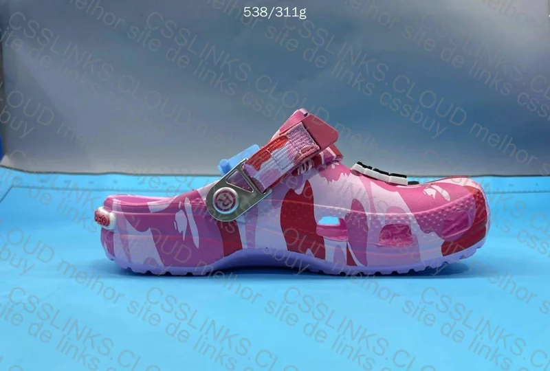 Crocs Bape Pink
