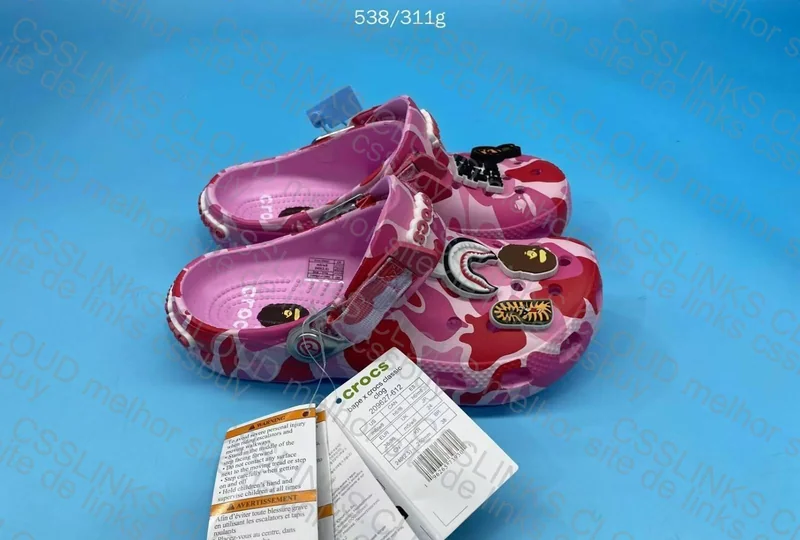 Crocs Bape Pink 4