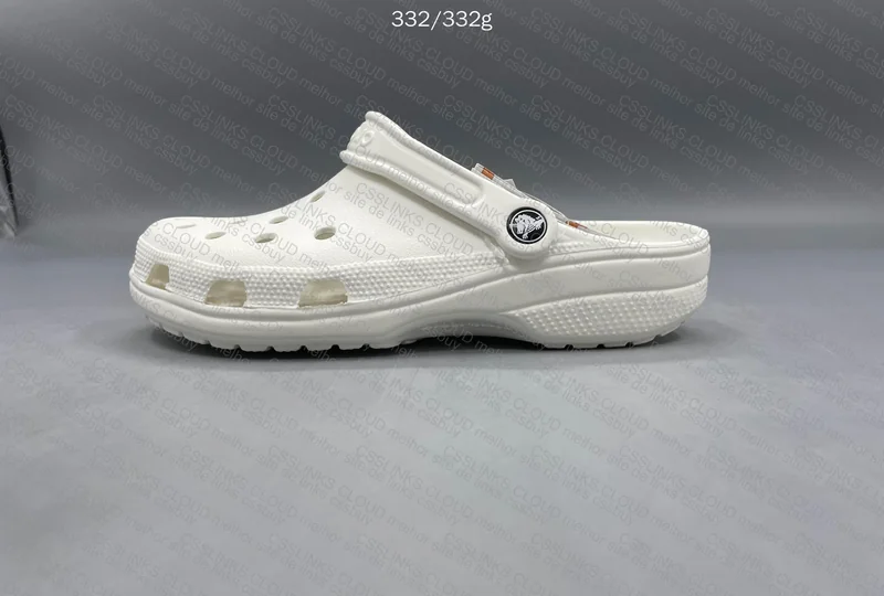 White Crocs 3