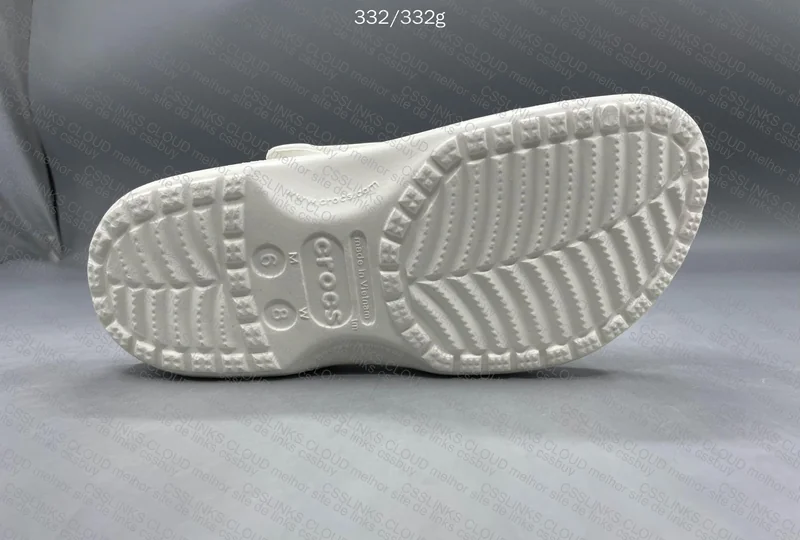 White Crocs 4