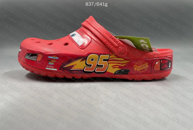 McQueen Crocs (with measurements) 4