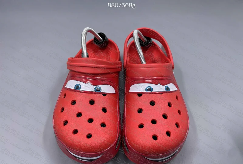 McQueen Crocs (with measurements)