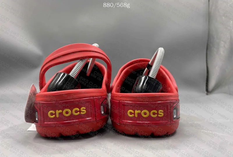 McQueen Crocs (with measurements) 2