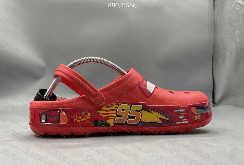 McQueen Crocs (with measurements) 3