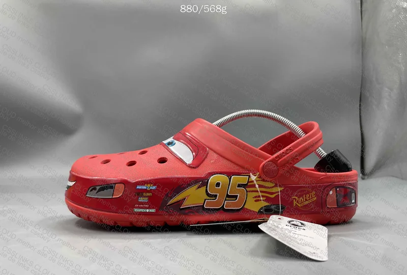 McQueen Crocs (with measurements) 4