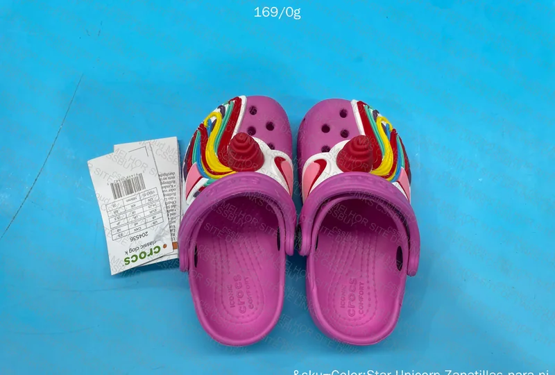 Unicorn Kids Crocs 4