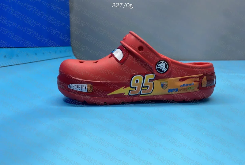 Kids McQueen Crocs with LED 4