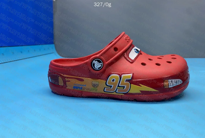 Kids McQueen Crocs with LED 5
