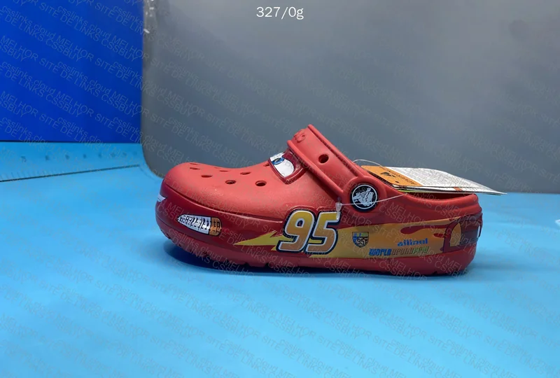 Kids McQueen Crocs with LED 9