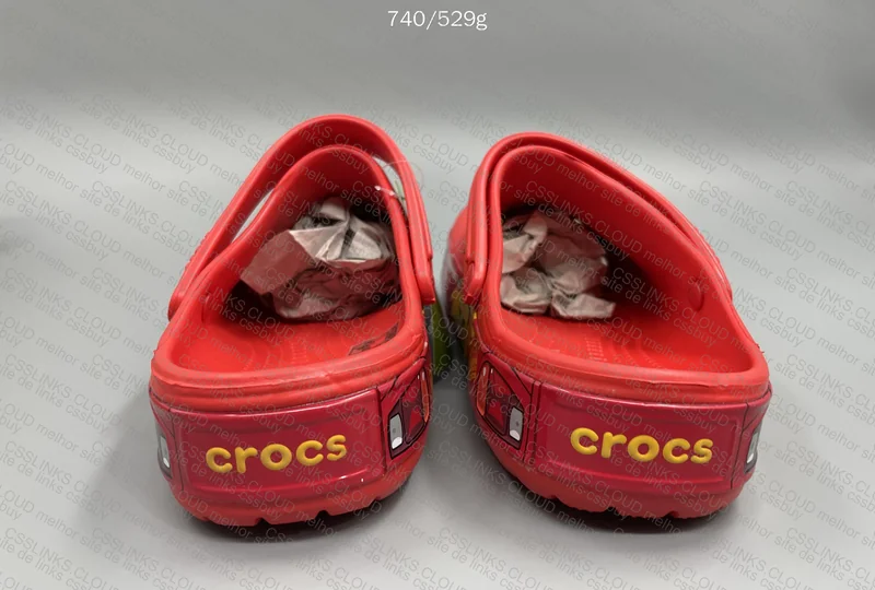 McQueen Crocs Price: 45 + 5 Y Size: M9/W11 Weight: 740/529g Batch: --- 3