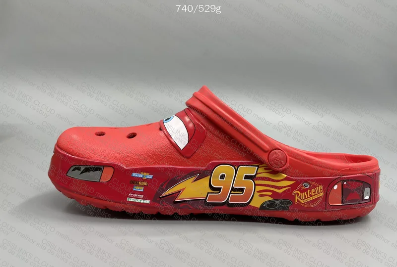 McQueen Crocs Price: 45 + 5 Y Size: M9/W11 Weight: 740/529g Batch: --- 5