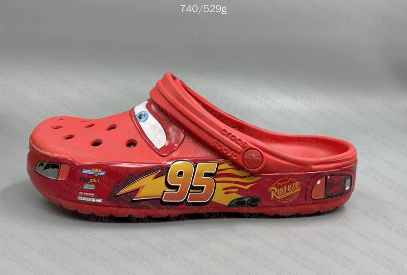 McQueen Crocs Price: 45 + 5 Y Size: M9/W11 Weight: 740/529g Batch: --- 9