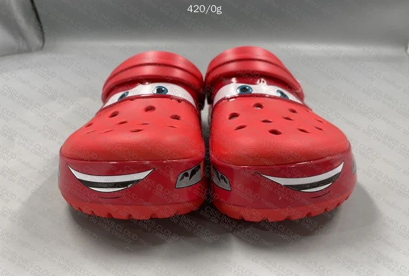 Crocs Lightning McQueen (Is it crooked or am I tripping?) 2