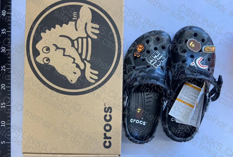 Crocs x Bape Black 2