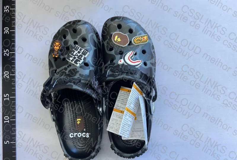 Crocs x Bape Black 4