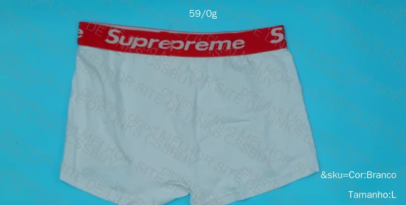 Supreme Underwear with Measurements