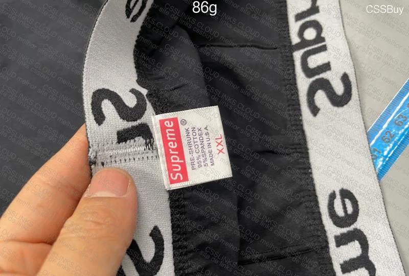 Supreme Black Underwear