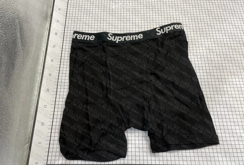 Supreme Black Underwear with Measurements