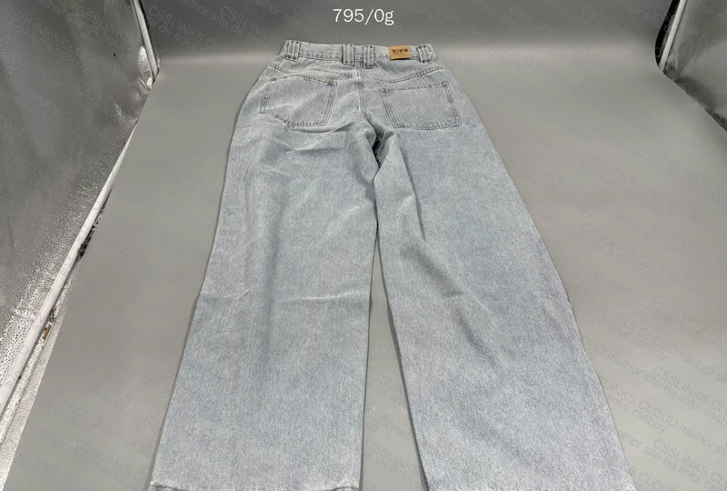 Denim Baggy Jeans with Measurements 3