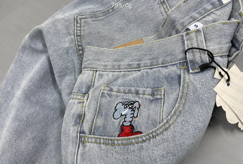 Denim Baggy Jeans with Measurements 4