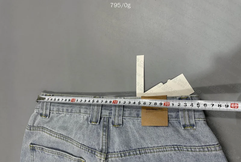 Denim Baggy Jeans with Measurements 5