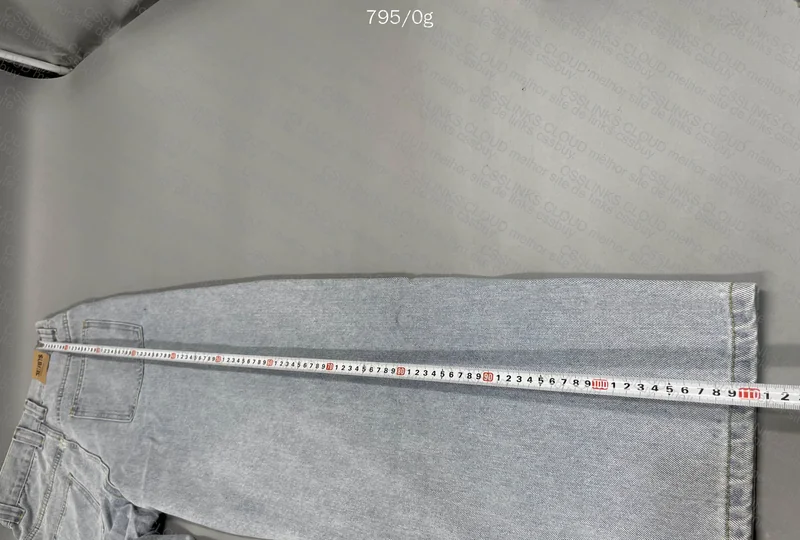 Denim Baggy Jeans with Measurements 8