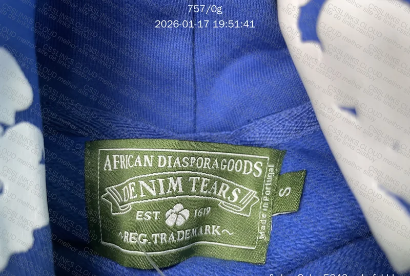 Denim Tears The Cotton Wreath Blue 3