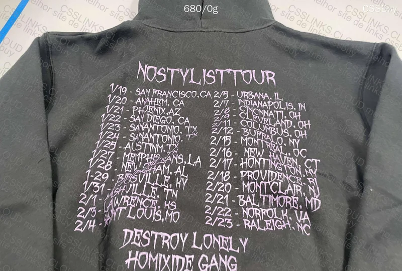Destroy Lonely Cat Hoodie - NO STYLIST TOUR