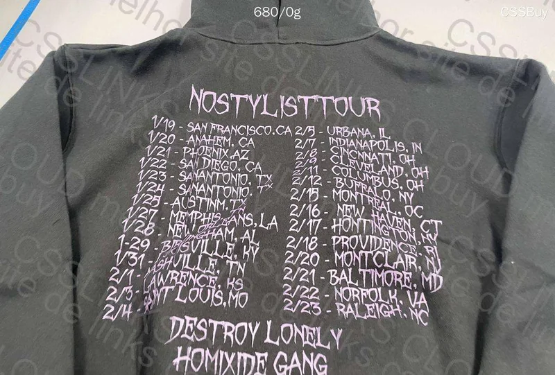Destroy Lonely Cat Hoodie - NO STYLIST TOUR 2