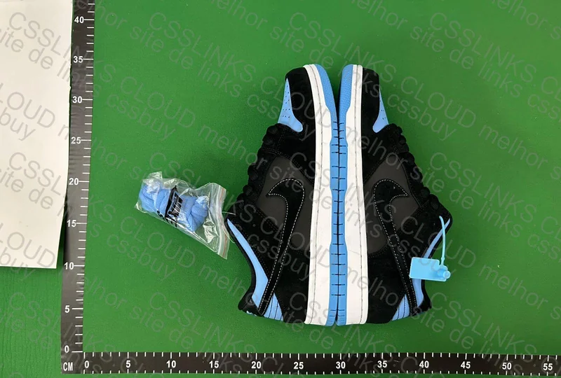 Dunk black e university blue 5