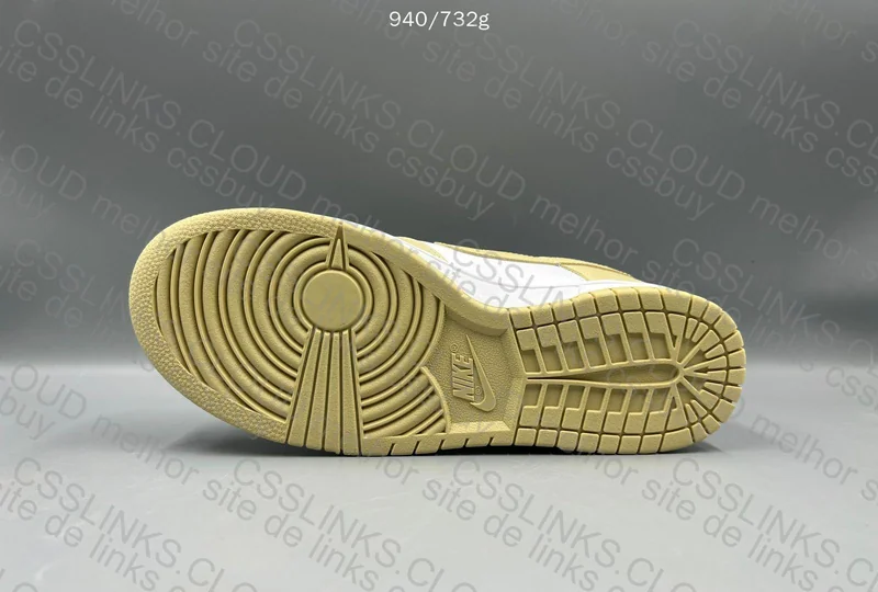 DUNK Gold and White