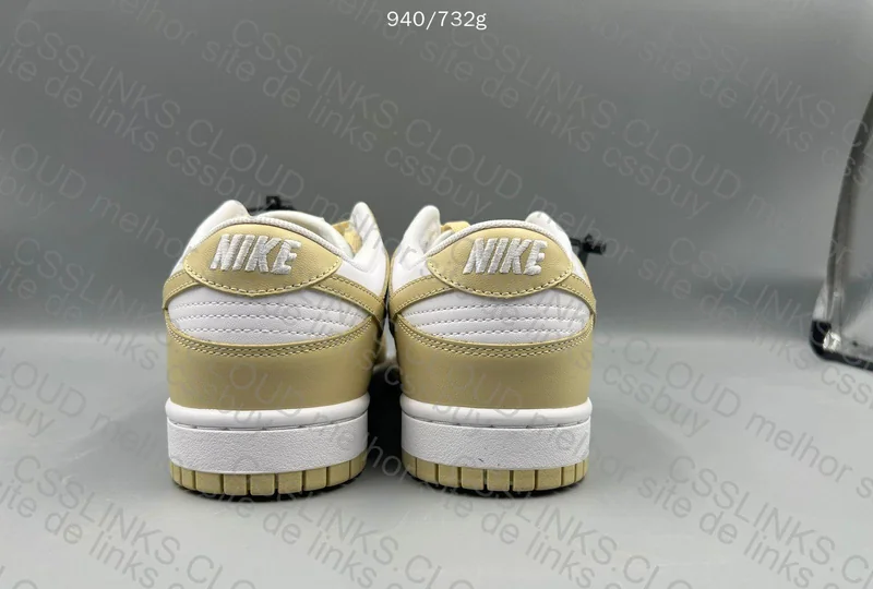DUNK Gold and White 4