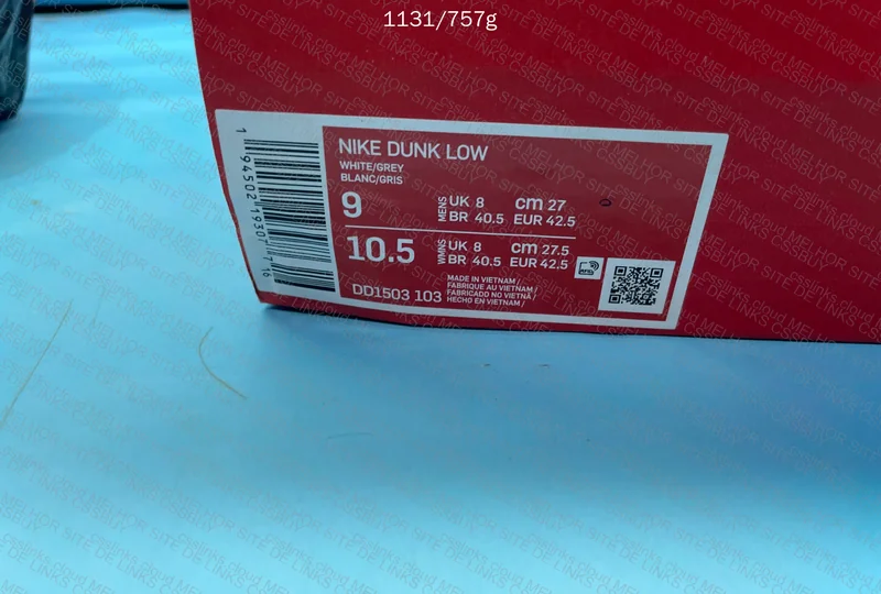 Dunk gray fog small M batch 5
