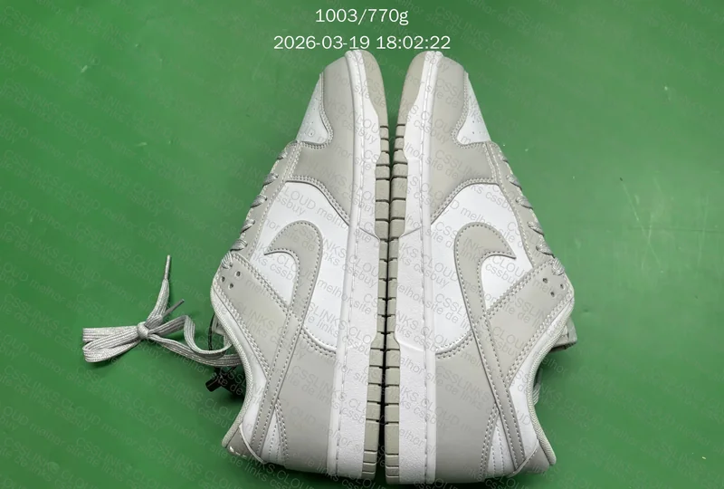 Dunk Grey and White 3