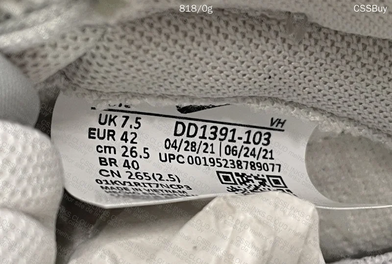 Dunk Grey Fog M Batch B 10