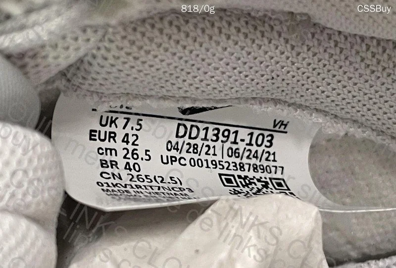 Dunk Grey Fog M Batch B 11