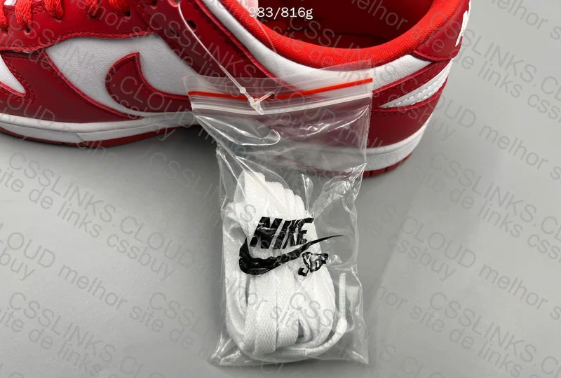 Dunk Gym Red White M Batch 6
