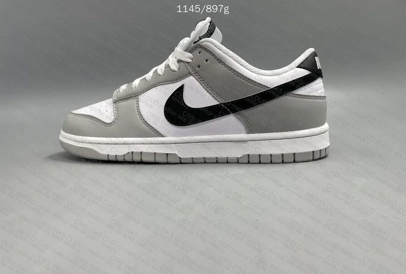 Dunk Lottery gray white 9