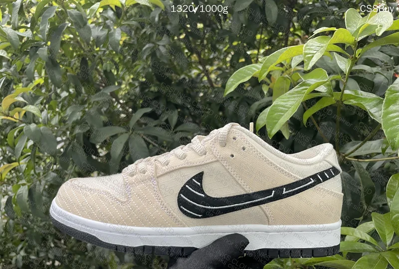 Dunk Low Albino and Black 10