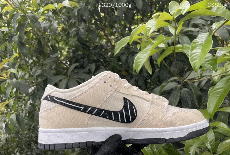 Dunk Low Albino and Black 11