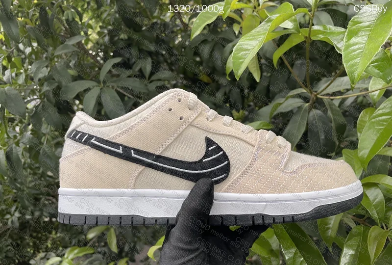 Dunk Low Albino and Black 7