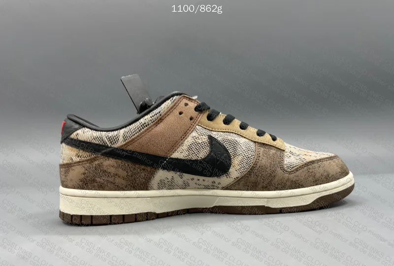 dunk low co.jp brown snakeskin 4