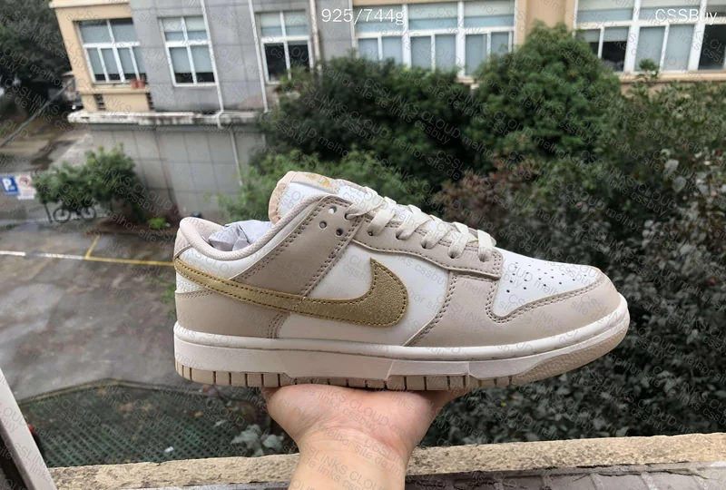Dunk Low "Gold Swoosh" 2