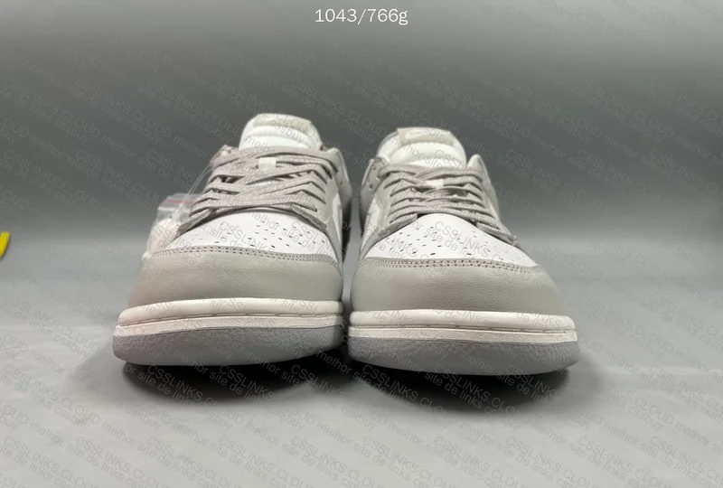 Dunk Low Gray and White 2