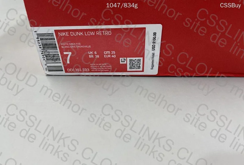 Dunk Low Grey FOG NEW VT