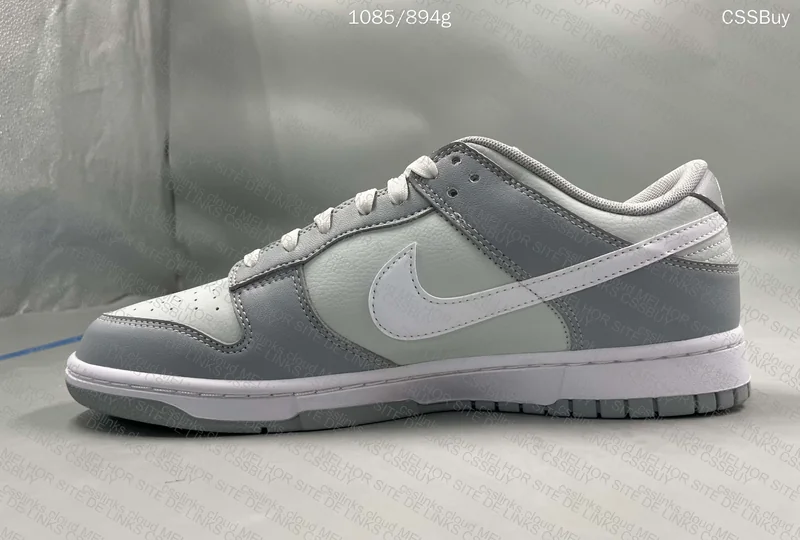 Dunk Low Grey White 4