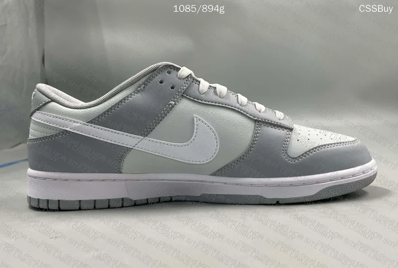 Dunk Low Grey White 5