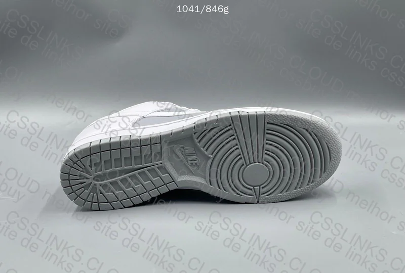 Dunk Low Grey White 5