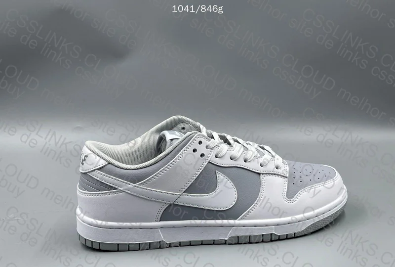 Dunk Low Grey White 6