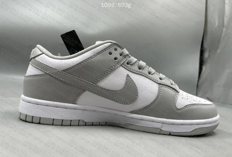 Dunk low Grey White 2